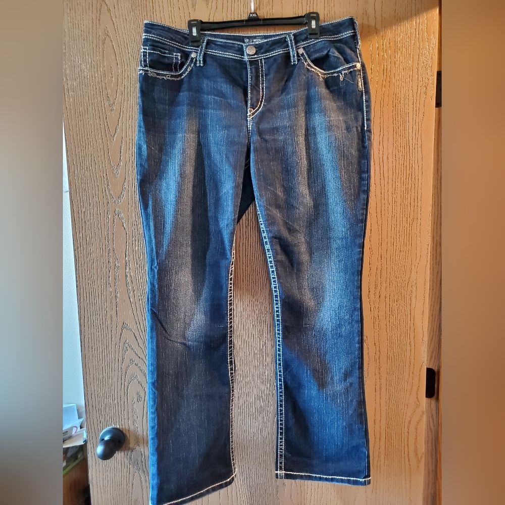 Women's Silver Natsuki Flap Jeans